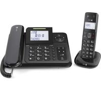 Doro Comfort 4005 Combo Téléphone sans fil à faible rayonnement avec répondeur, identification de l'appelant, 10h de temps de conversation, 4 jours de veille, fonction mains libres, DECT