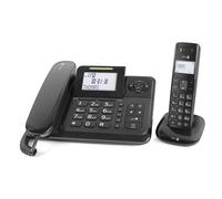 Téléphone filaire et sans fil avec répondeur Doro Comfort 4005 - Noir