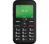 Doro - Téléphone Leva E10 4G pour Seniors - Écran Paysage 2,4", Touches Contrastées, Son Extra Fort & Clair, HD Voice, Caméra, Touche Secure - avec Station De Recharge - Noir