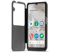 Doro - Housse de Protection Smart avec Fenêtre de Visualisation et Fonction on/Off - Compatible 8100/8200 /8220 - Plus de Protection - Matière Facile à Nettoyer - Produit Officiel Noir