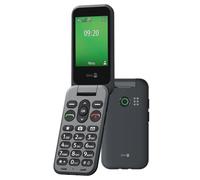 Doro - Téléphone À Clapet Leva E20 4G Seniors - Grand Écran 2,8", Touches Contrastées, Son Fort & Clair, HD Voice, Caméra, Touche Secure - avec Station De Recharge - Noir