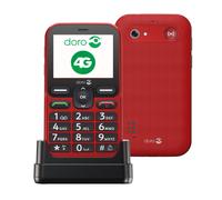 Doro - Leva L10 - Téléphone Portable Senior - Téléphone 4G Débloqué - Grand Écran - Son HD Puissant - Appareil Photo - Touche d'Assistance avec GPS - Socle Chargeur Inclus - Graphite