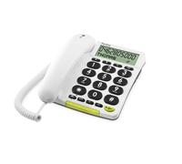Doro Phone Easy 312Cs Téléphone analogique Identification de l'appelant Blanc
