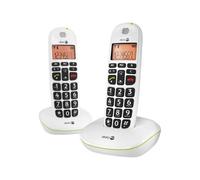 DORO PhoneEasy 100W Duo - Téléphone sans fil avec ID d'appelant - DECT\GAP - noir + combiné supplémentaire
