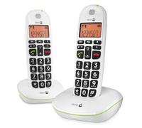 Téléphone Sans fil Duo DORO Phone Easy 100w Blanc grand afficheur