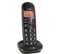 Doro PhoneEasy 100w Téléphone sans Fil DECT pour Seniors avec Grandes Touches et Son Amplifié (Noir X 1) [Version Française]