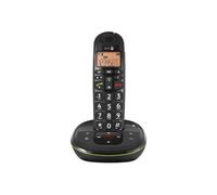 Doro Téléphone sans fil PhoneEasy 105wr – répondeur et ID d'appelant – DECT/GAP – noir