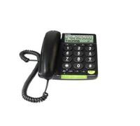 DORO PhoneEasy 312cs - Téléphone filaire avec ID d'appelant - noir