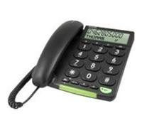DORO PhoneEasy 312cs - Téléphone filaire avec ID d'appelant - noir Noir G