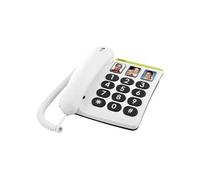 DORO PhoneEasy 331ph - Téléphone filaire - gris, blanc