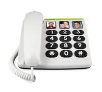 Doro PhoneEasy 331ph Téléphone Fixe pour Seniors avec GrandesTouches, Numérotation Abrégée et Compatible avec Appareils Auditifs [Version Française]
