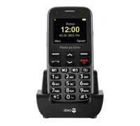 Primo by DORO 218 Téléphone portable pour séniors Touche SOS noir