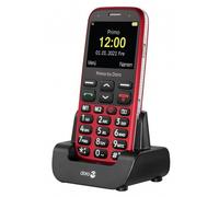 Doro Primo 368 2.3" 92 g Noir, Rouge Téléphone pour seniors