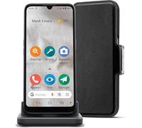 Smartphone Doro Pack 8100 Plus Graphite Pour Seniors Avec Socle De Charge Et Etui De Protection