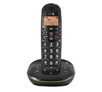 Doro Téléphone Fixe Senior DECT avec Répondeur PhoneEasy 105wr Noir