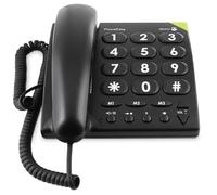 doro téléphone grande touche PhoneEasy 311c noir (import Allemagne)