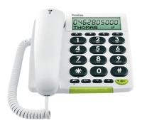 doro téléphone grosses touches avec mains libres 312cs phoneeasy