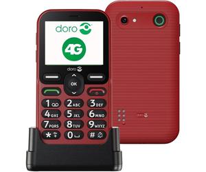 Doro Téléphone mobile sénior Doro Leva E10 Rouge