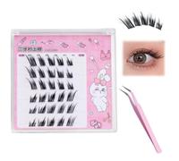 Dorolab Lashes, Dorolab Eyelashes, Dorolab Lashes No Glue Needed,Dorolab Glue Free Eyelash Extension, Dorolab Self Adhesive Press on Lashes with Applicator (2, C)