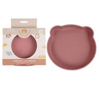 DORON & CHARLIE - Assiette À Soupe - Repas Enfant - 056720 - Rose - Silicone - Ventouse - Compatible Micro Onde - DME - Machine à Laver - Facile à Nettoyer - Assiette Bébé - À Partir de 6 mois