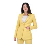 Dorothee Schumacher - Blazer Sweat Chic - Femme - Vestes - Jaune - Taille: 36 FR