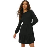 Dorothy Perkins - Mini-robe à volants pour femme DP3655 (32 FR) (Noir)