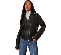 Dorothy Perkins - Veste de motard pour femme DP908 (32 FR) (Noir)