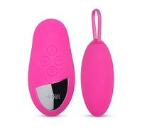 Dorr Vibromasseurs pour Son Oeuf Vibrant Spot avec Télécommande sans Fil Partnertoy pour Stimulation Clitoris/Vagin Noir