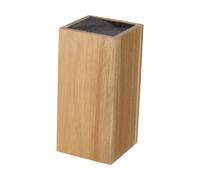Dorre Bloc à couteaux carré en bois d’acacia Kini 23.5x10.7x10.7 cm