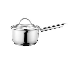 Dorre Casserole à sauce avec couvercle en verre Kosmo 18 cm Acier inoxydable