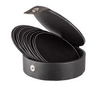 Dorre Dessous de verre Visby Ø10 cm Lot de 6 Noir