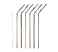 Dorre Pailles Corrigan 23 cm Lot de 6 Acier inoxydable