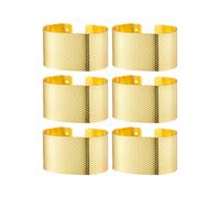 Dorre Ronds de serviette Svea Lot de 6 Laiton