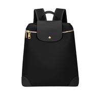 DORRISO Antivol Sac à Dos Femme Sacs à Main Portés Dos Léger 13.3 Pouces Imperméable pour Ordinateur Portable Daypacks pour Extérieur Voyages Vacance Étudiant Imperméable Polyester Noir M