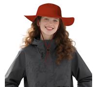 DORRISO Chapeau pour Homme Femme Chapeau Randonnée Soleil Unisexe Bord Large UPF 50+ Anti UV Étanche Bucket Hat Bob Panama Boonie Plat Capeline Athlétique Voyage Casual Rouge