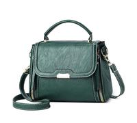 DORRISO Élégant Bandoulière Sac à Main Femmes Sac Dames Antivol Sac Fourre Tout Léger Sac de Banquet pour Travail Rencontres Voyages Vacances Doux Imperméable PU Cuir Vert