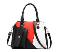 DORRISO Élégant Femmes Sac à Main Unique Grande Capacité Sac Fourre Correspondre Mode Petit Sac pour Voyage Travail Occasionnel Achats Quotidien Cuir PU Femme Sac de Bandoulière Noir