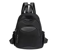 DORRISO Femme Sac à Dos Élégant Sac d'école Léger Sac d'épaule Tourisme Sac à Bandoulière Portable Sac d'école Adapté Voyage Randonnée Vacances Camping Décontracté Sac à DosNoir