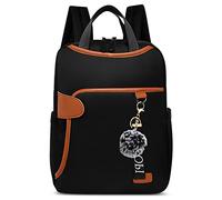 DORRISO Femme Sac à Dos Mode Sac d'école Léger Sac d'épaule Voyage Sacs à Dos Tourisme école Sac à Bandoulière Vacances Camping Décontracté Portable Sac d'école Noir B