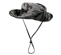 DORRISO Homme Femme Chapeau Soleil Pliable UPF 50 Anti UV Vacances Alpinisme Outdoor Étanche Chapeau de Voyage Safari Casquette Bucket Hat Gris