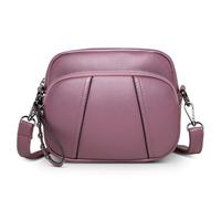 DORRISO Mode Sac Bandoulière Femme - Qualité Bandeau Réglable Léger Multi-Compartiments Cuir PU Imperméable pour Voyage Décontracté Quotidien Rencontre Violet Lavande