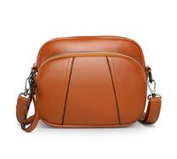 DORRISO Mode Sac Bandoulière Femme - Qualité Bandeau Réglable Léger Multi-Compartiments Cuir PU Imperméable pour Voyage Décontracté Quotidien Rencontre Marron Moka