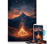 Dors Bien, aventurier ! Puzzle de 1000 pièces pour Adolescents, Jeu de logique et de Relaxation, découpe Ferme, Cadeau de Noël 38x52cm
