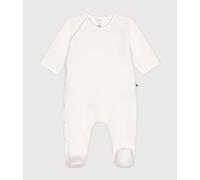 Dors-bien bébé en coton épais à motif caur Petit Bateau - blanc - Taille 24 mois 24M blanc