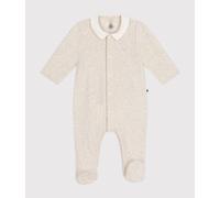 Dors-bien bébé mixte en velours uni Petit Bateau - beige - Taille 6 mois 6M beige chiné