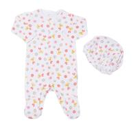 Kitikate - Dors-bien bébé en coton jacquard biologique, Iris