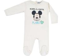 Dors-bien Mickey Mouse de Disney - Tenue de bébé en cotonrespectueuse de la peau 12 mois Blanc