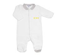 Dors bien motif 3 petits coeurs blanc NAISSANCE(50CM)