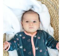 Dors-bien motif pomme rose 0 mois