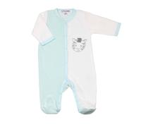 Dors bien ouverture devant motif zèbre blanc NAISSANCE(50CM)